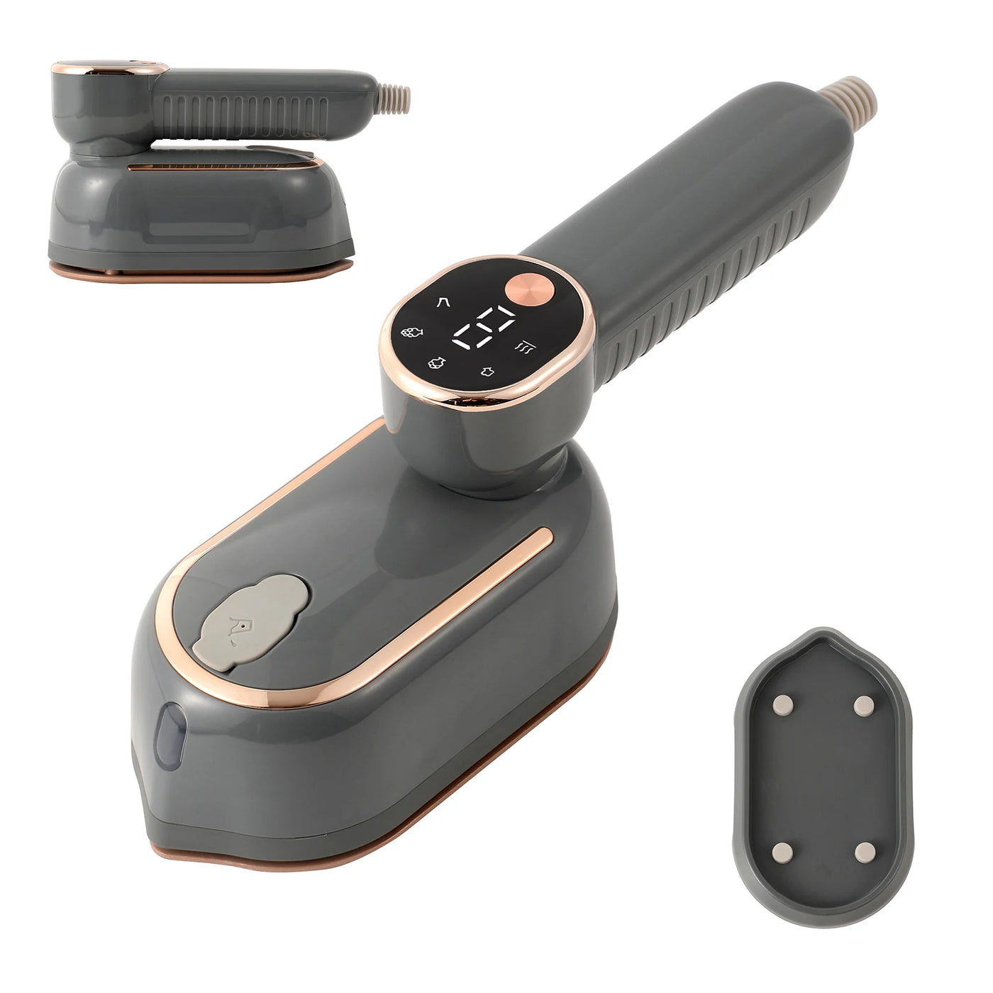 Portable mini steam iron with four temperature control