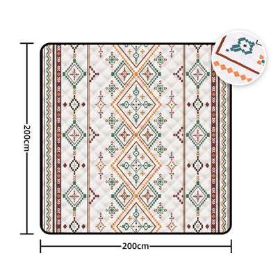 Outdoor picnic mat is a hand-held luggage protection and moisture-proof camping blanket