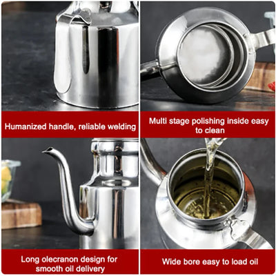 Stainless Steel Olive Oil Dispenser Bottle310ml/500ml
