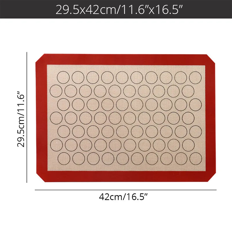 Silicone Macaron Baking Mat - for Bake Pans