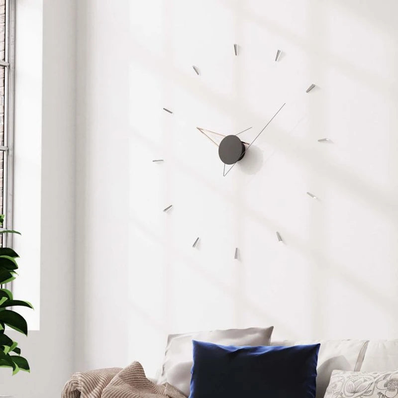 Large DIY Wall Clock Minimalist Art Decor
