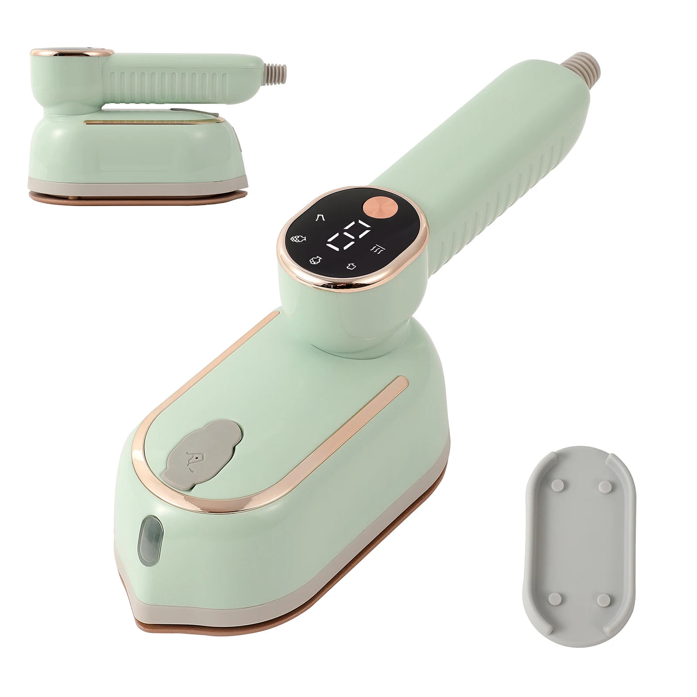 Portable mini steam iron with four temperature control