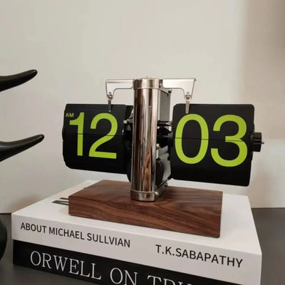 Retro Flip Clock - Digital Vintage Alarm Clock