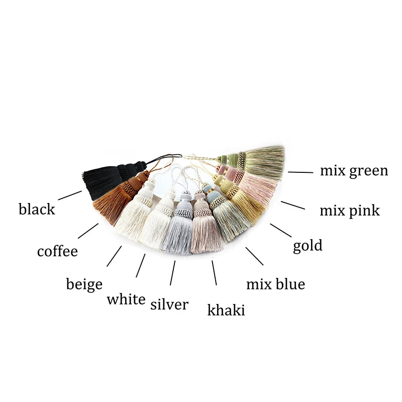 1Pc Hanging Rope Silk Tassel Fringe Tassel trim Garment Decoration