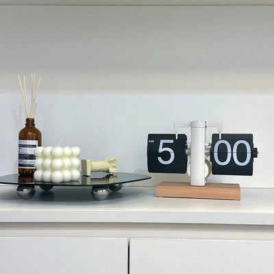 Retro Flip Clock - Digital Vintage Alarm Clock