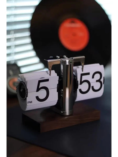 Retro Flip Clock - Digital Vintage Alarm Clock