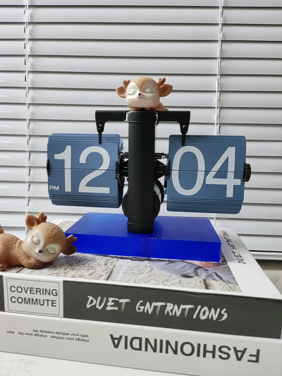 Retro Flip Clock - Digital Vintage Alarm Clock