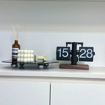 Retro Flip Clock - Digital Vintage Alarm Clock