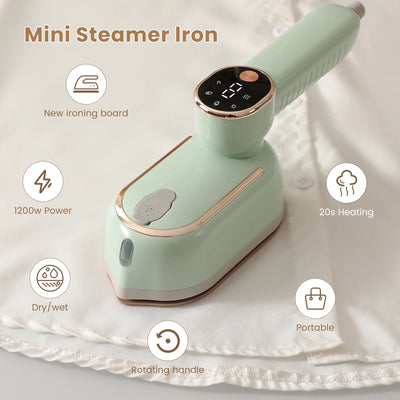 Portable mini steam iron with four temperature control